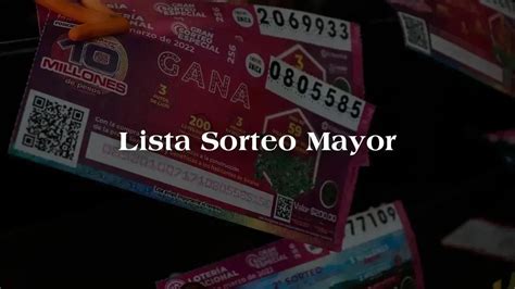 Lista de resultados del Sorteo Mayor 3877 de la。